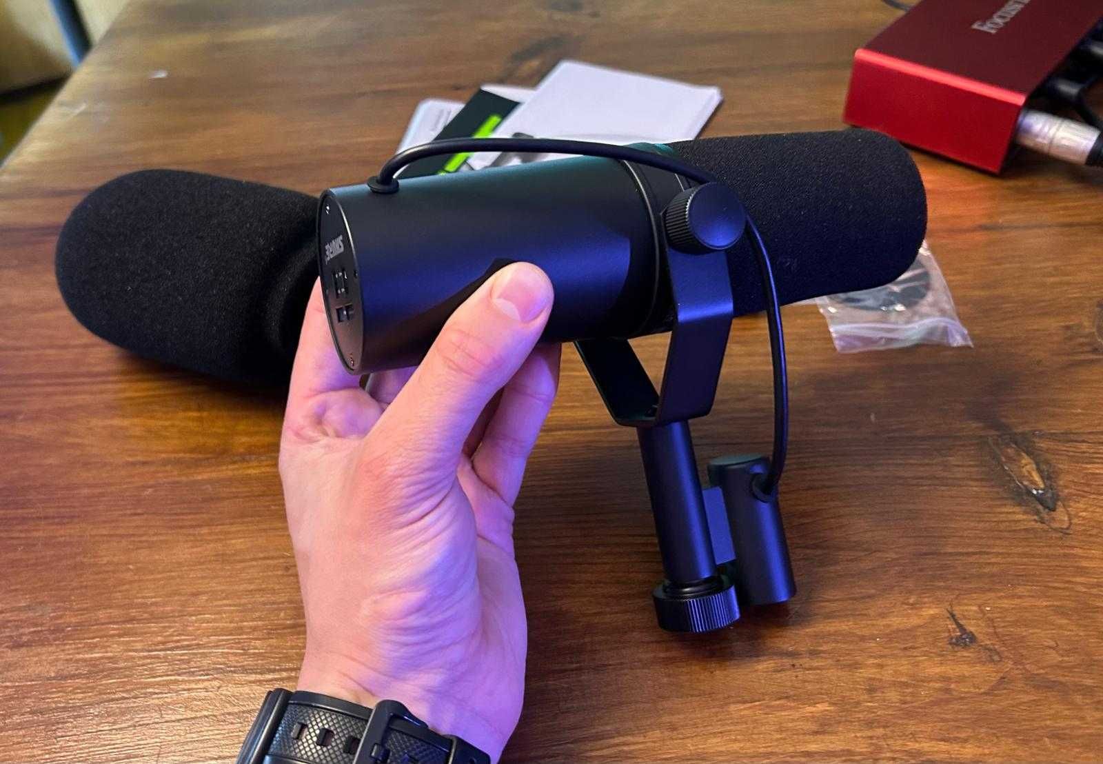 Shure SM7B mikrofon dynamiczny do podcastu, YouTube