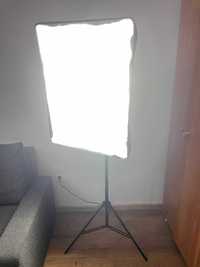 Lampa studyjne + 2 lampy Gauss 35 W. 2740 Lm, 4100K