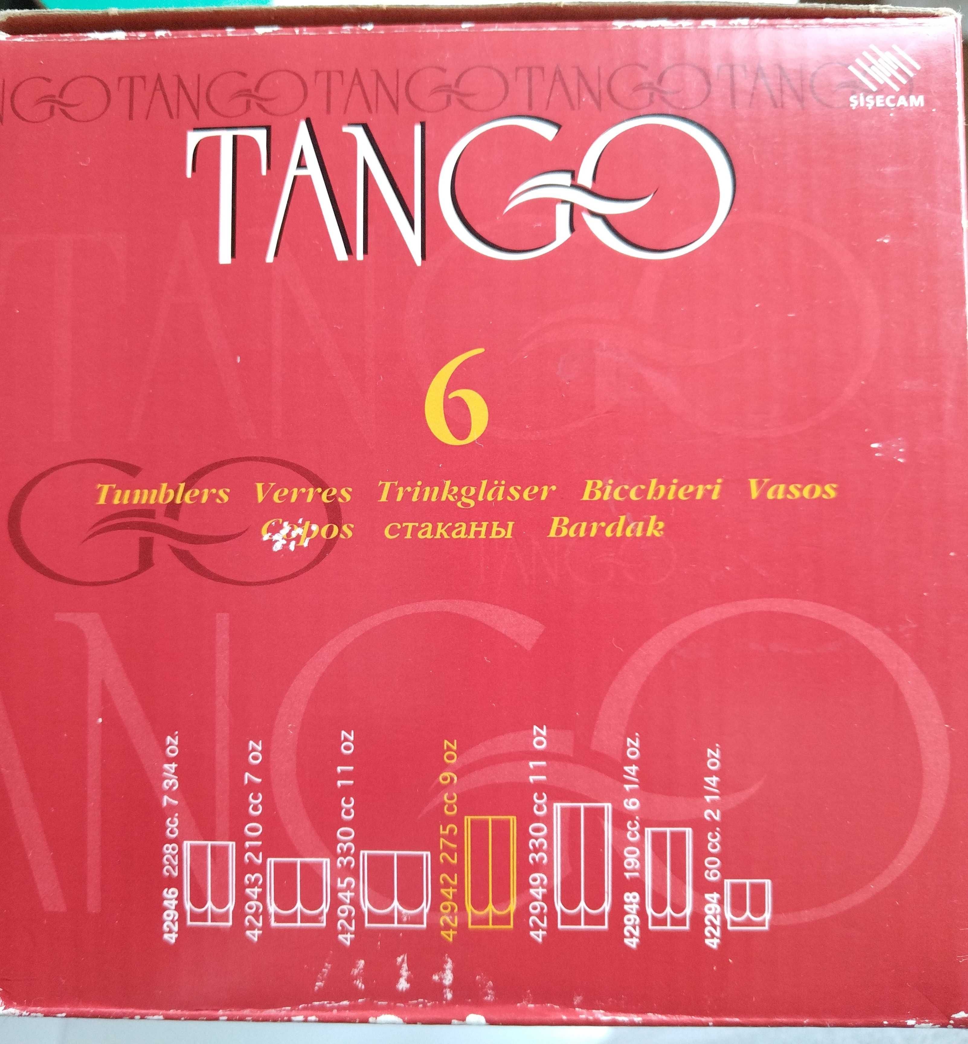 Набор высоких стаканов 6 шт 275мл Pasabahce Танго в родной упаковке