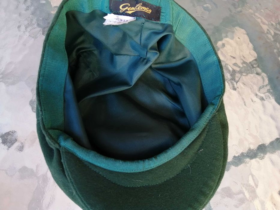 Boné de fazenda verde para homem