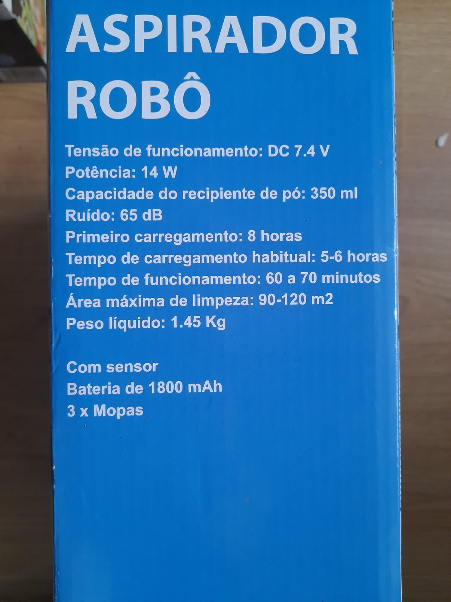 Aspirador robot novo