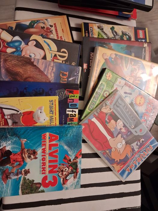 Płyty dvd różne bajki
