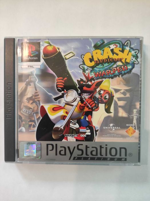 Crash Bandicoot Warped PSX PS1 PlayStation 3XA komplet