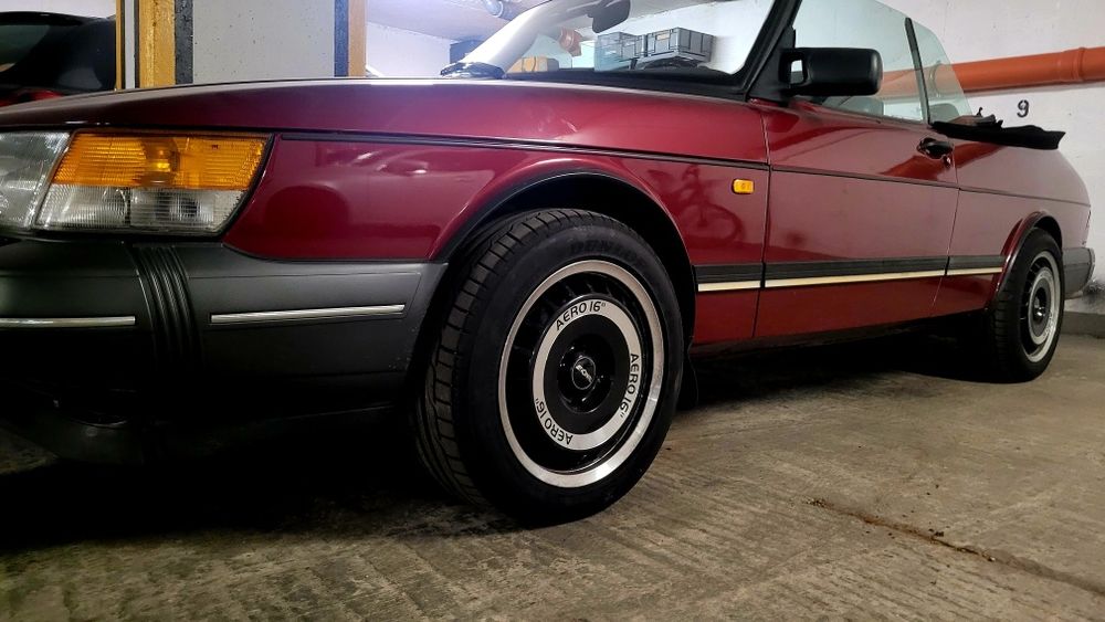 Felgi aero 16 z nowymi oponami do saaba 900 vw golf