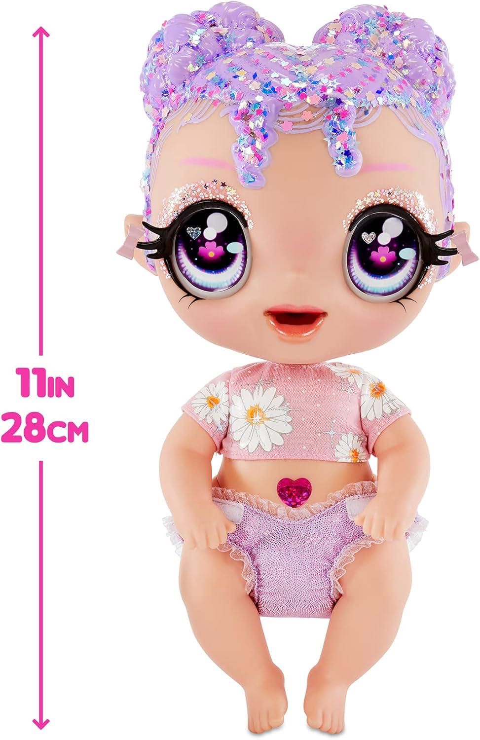Кукла Глитер Бейбиз  Пупс Лила Вайлдбум меняет цвет Glitter Babyz Lila