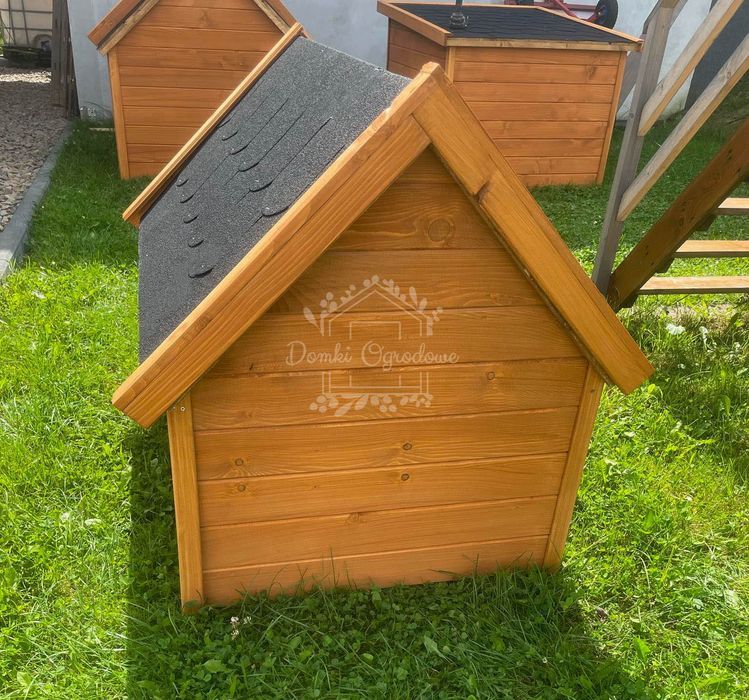 Buda dla psa Rozmiar "L" - Pinia - Dach dwuspadowy ID830