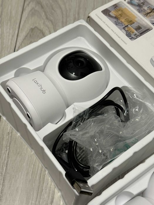 Laxihub P2 - 2 szt. obrotowych kamer 360 stopni wifi aplikacja
