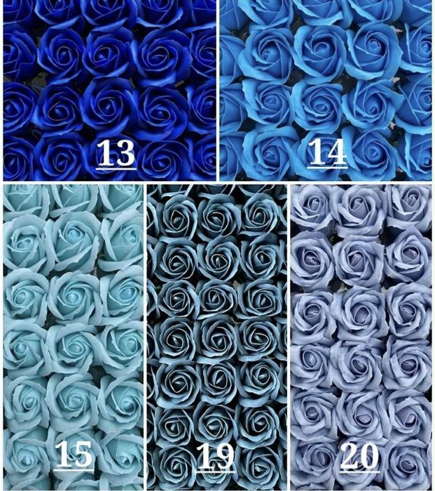 Mydlane kwiaty - całe paczki