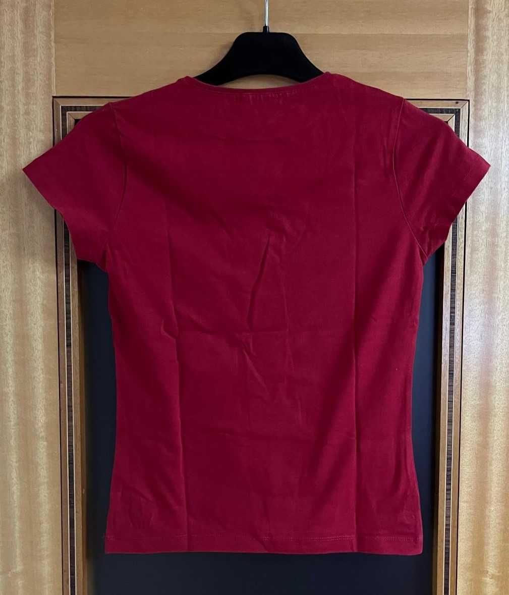 T-shirt bordô - Senhora - Tamanho S