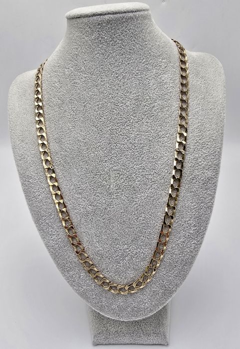 Złoty łańcuszek pancerka próby 333