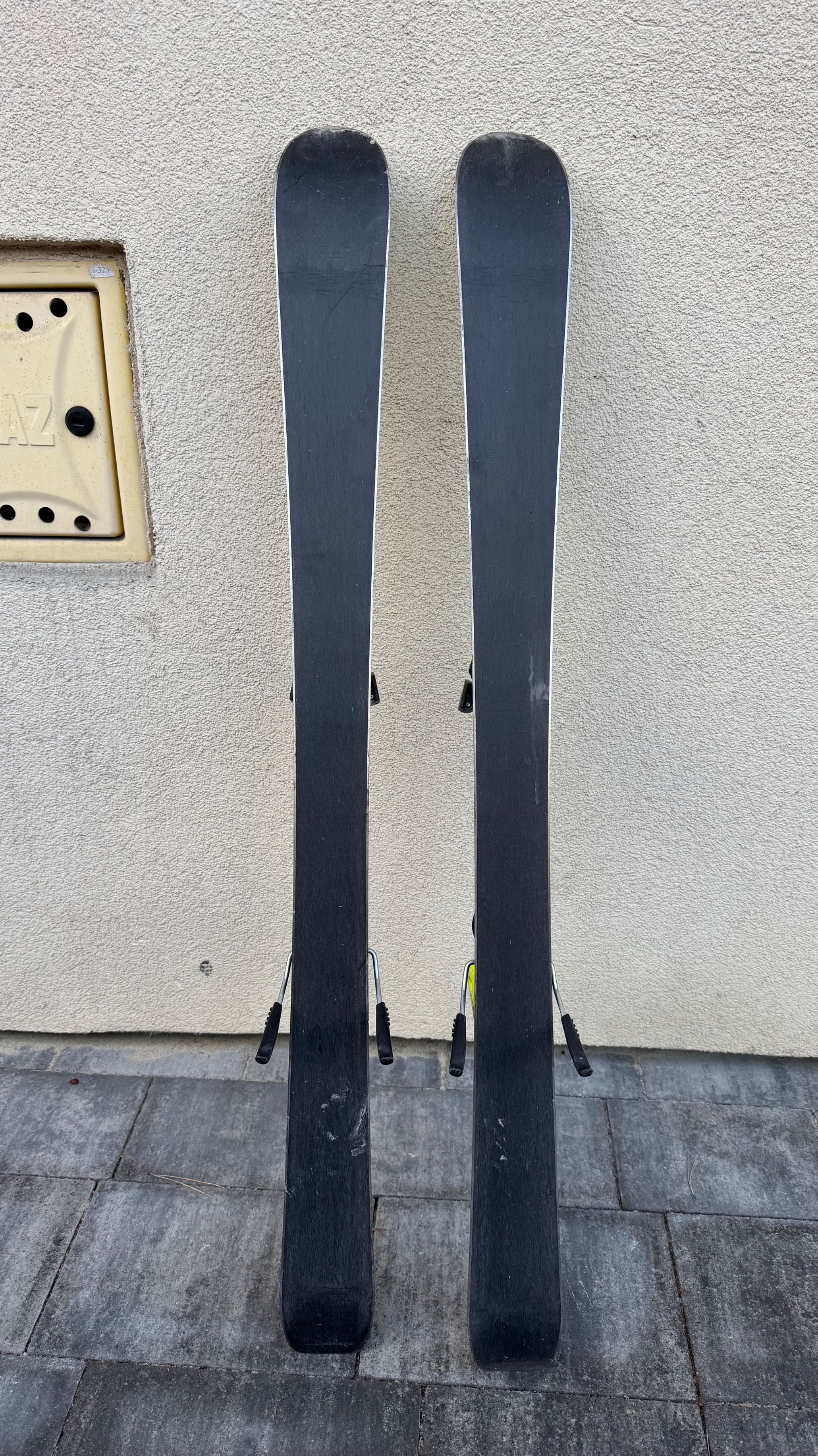 Narty dziecięce 110cm fisher race żółto czarne