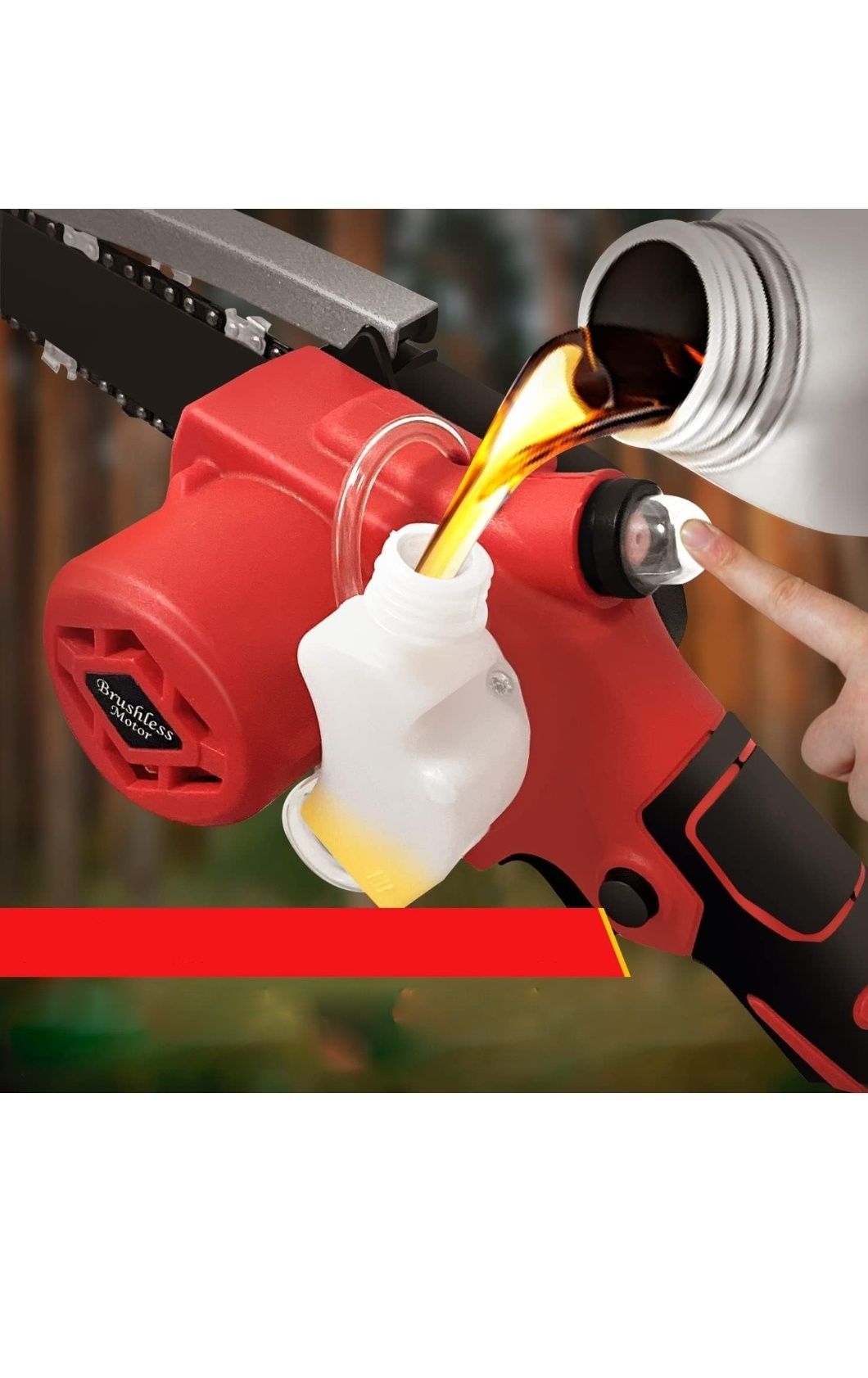 Piła akumulatorowa gałęziówka 1500w  2szt  6ah  akumulatory
