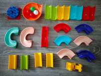 Klocki do budowania toru, pasują do lego duplo