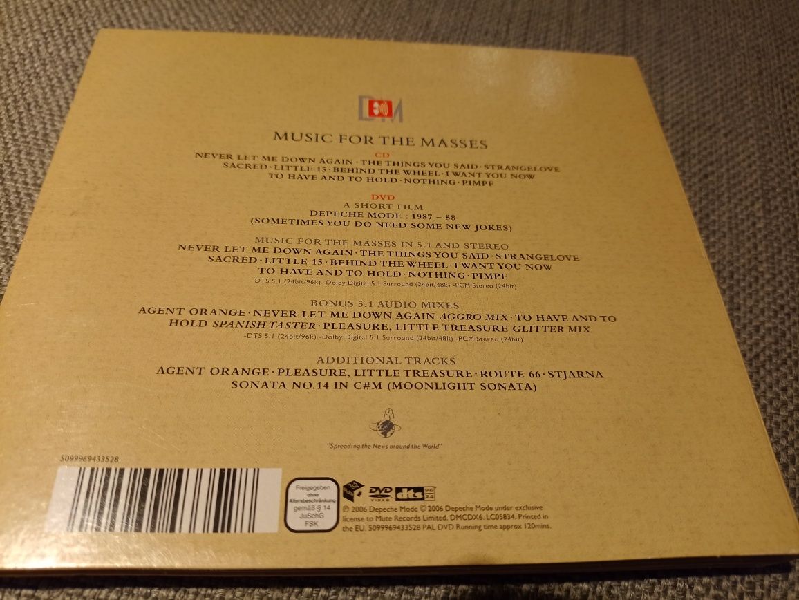 Depeche Mode-Music for the masses CD/DVD