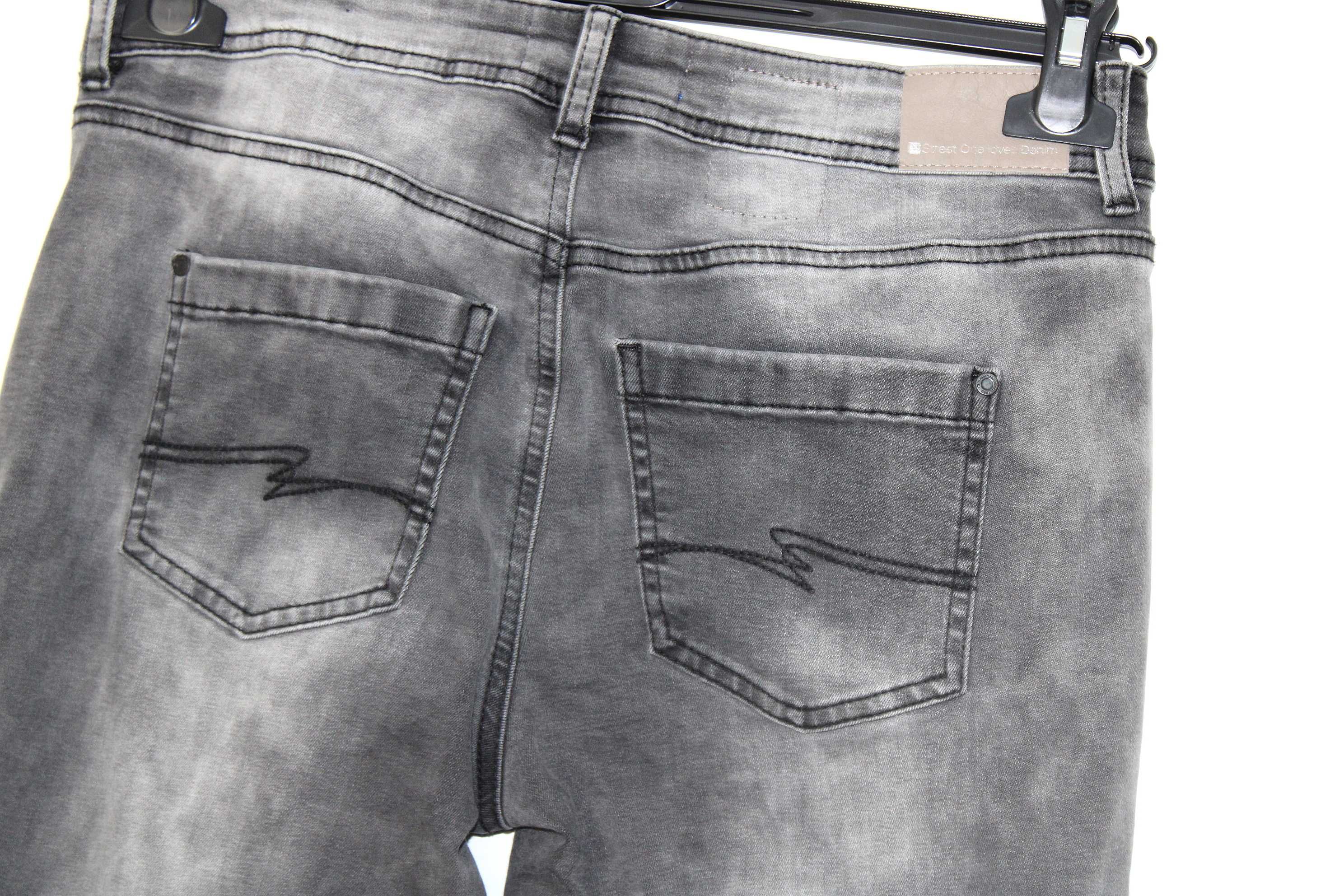 y8 STREET ONE Modne Damskie Spodnie Jeans 36/38 S/M