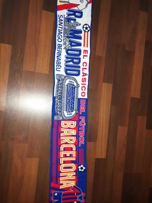 szalik kibica rl madrid-barcelona