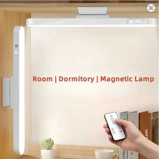Світлодіодна підвісна магнітна лампа на акумуляторі з пультом
