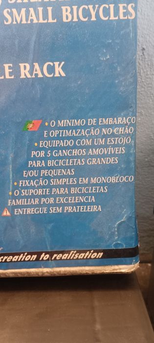 Suporte ("premium" MOTTEZ )de bicicletas NOVO  (até 5  + prateleira )