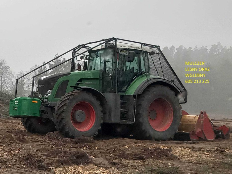 mulczer leśny mulczowanie frezowanie czyszczenie dzialek