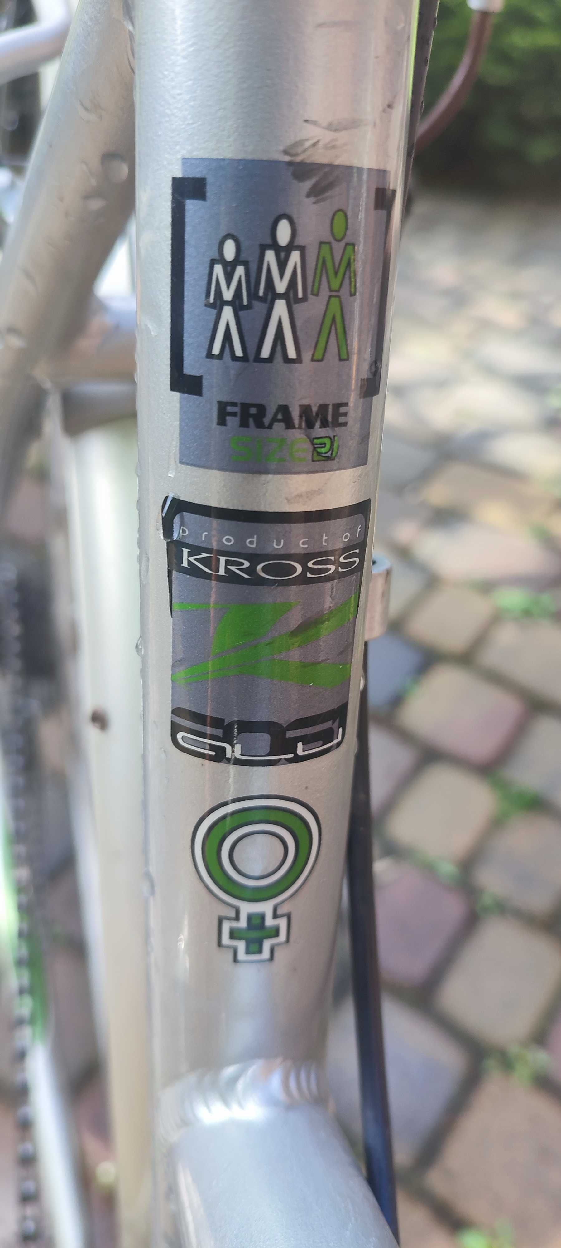 Rower Kross unisex rama 21 cali osprzęt shimano
