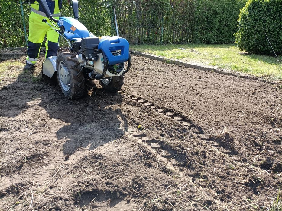 Usługi ogrodnicze, koparko-ładowarka, mini-koparka, pielęgnacja, ROD