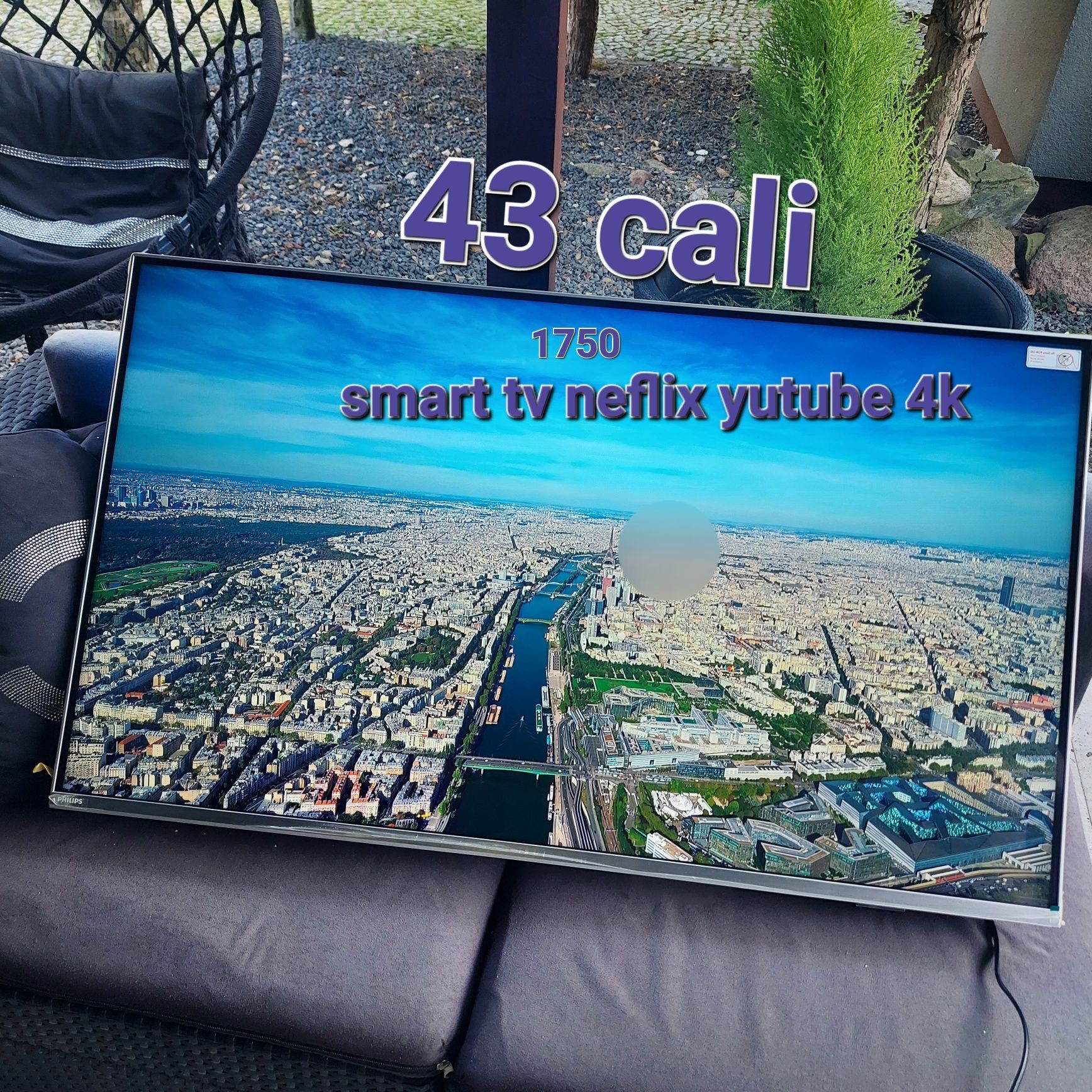 telewizor 75 cali  smart YouTube neflix z gwarancją