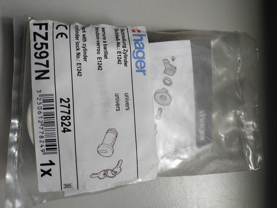 HAGER Zamek cylindryczny (FZ597N E1242)