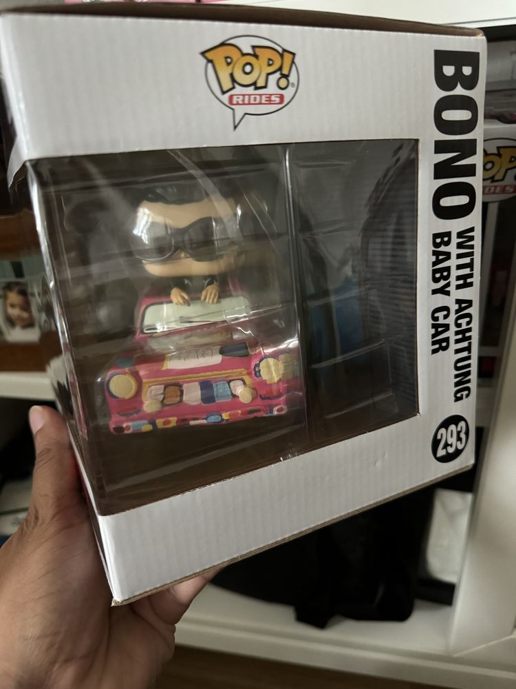 Funko POP! Rides Rocks U2 ZooTV Bono With Achtung Baby Car #293