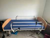 Cama Hospitalar Elétrica - Estrado Tri Partido - Colchão Anti Escaras