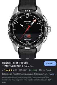 Vendo Relógio TISSOT T-Touch Connect Solar
Smartwatch Display