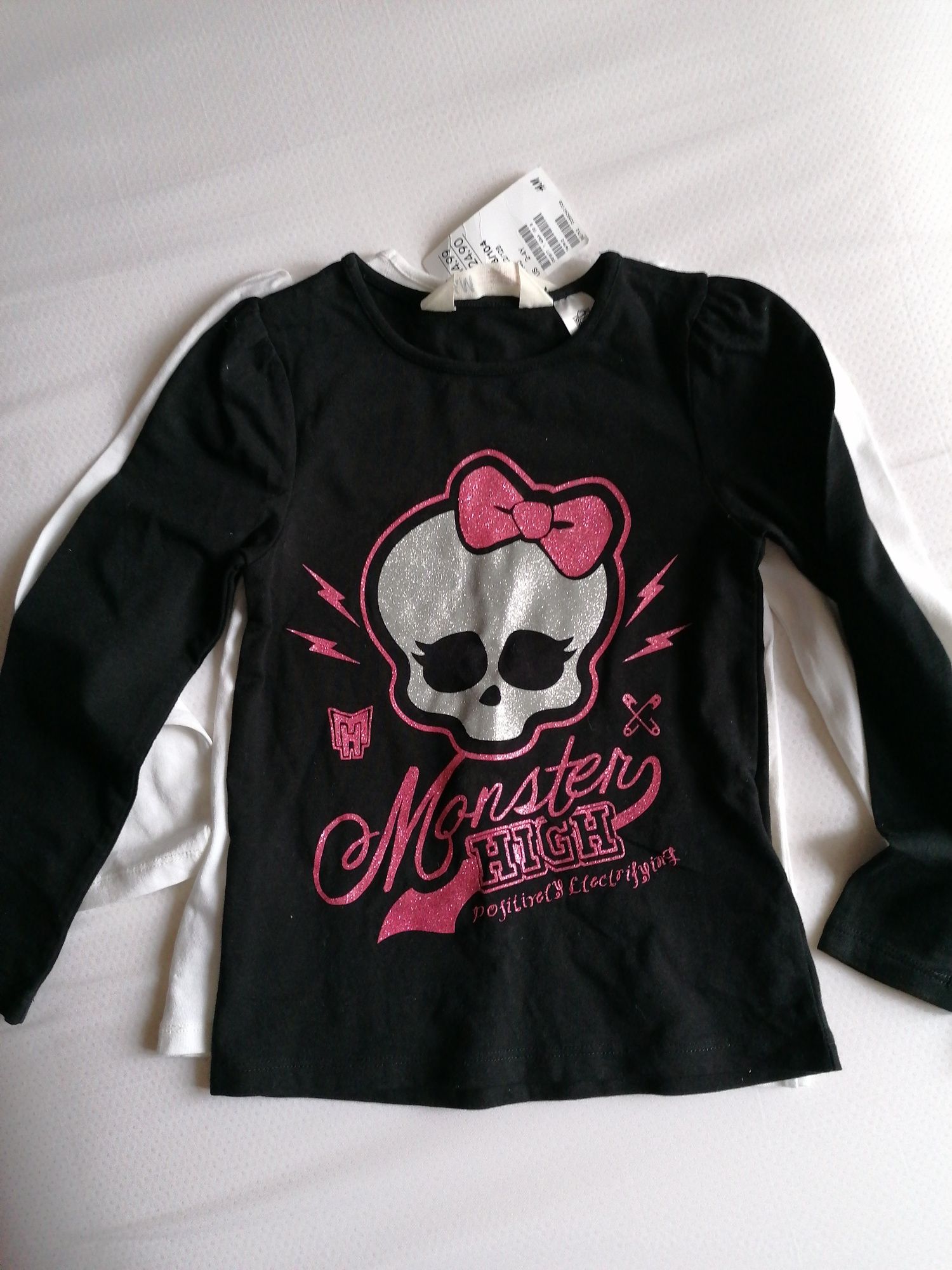 MONSTER High H&m nowe 98/104 dwupak dla dziewczynki cena sklep 25 e