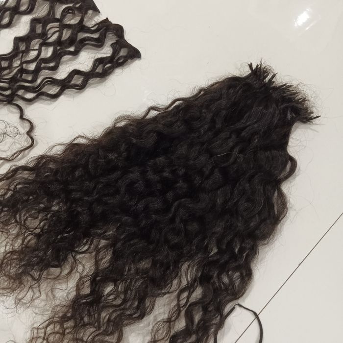 200gr Cabelo humano encaracolado