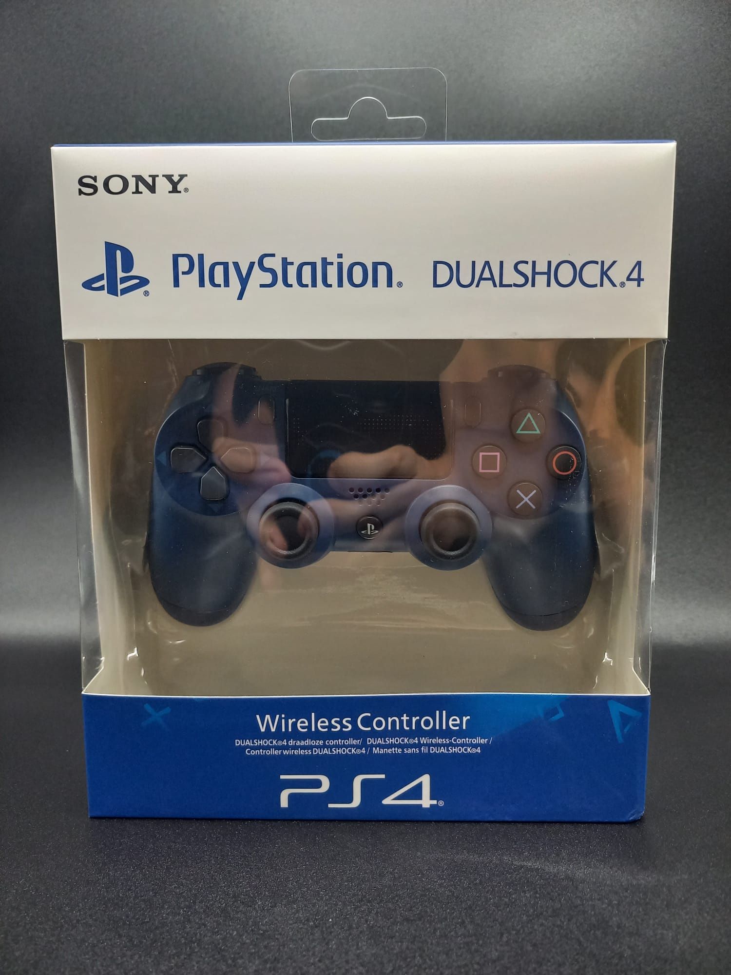 Comando Original PS4 Dualshook Azul Escuro