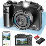Aparat cyfrowy 4K 48MP z autofokusem – idealny do vlogow i fotografii