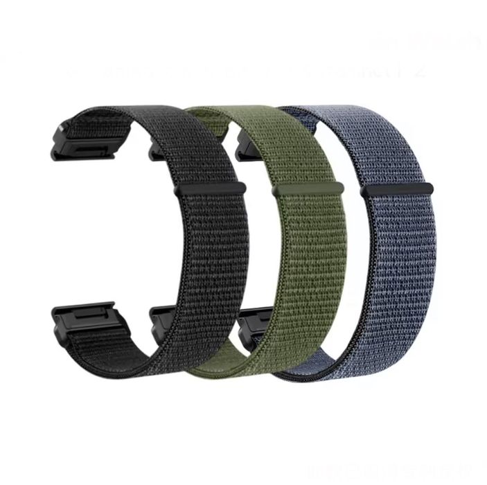 Нейлоновий ремінець на липучці для Garmin QuickFit 22 мм / 26 мм