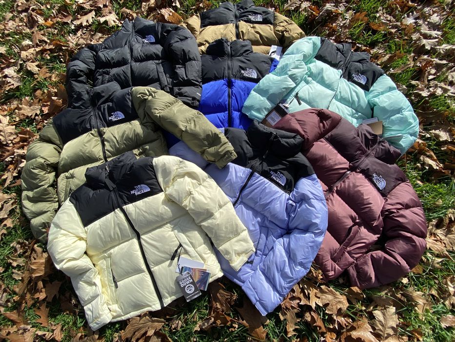 Пуховик TNF 700 The North Face 1996 Nuptse тнф норт фейс коричневий