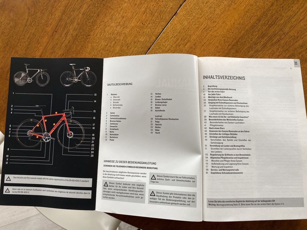 Manual Road Bike Canyon jezyk polski