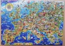 Puzzle EDUCA Mapa Europa (Ilustrado) 500 Peças (Montado)
