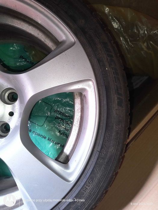 Koła felgi alu 225/45/R17 91H i opony BMW 17 cali komplet
