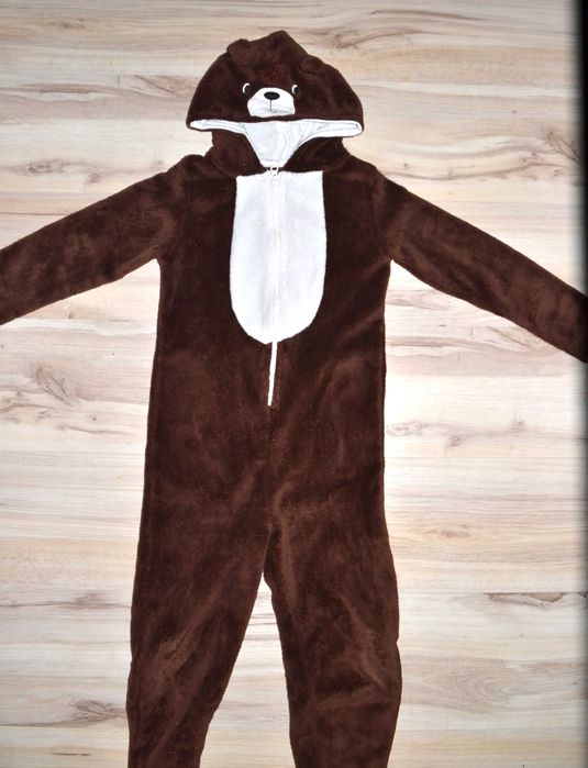 27^ miś niedźwiedź strój przebranie piżama 7/8 Lat_ 122/128