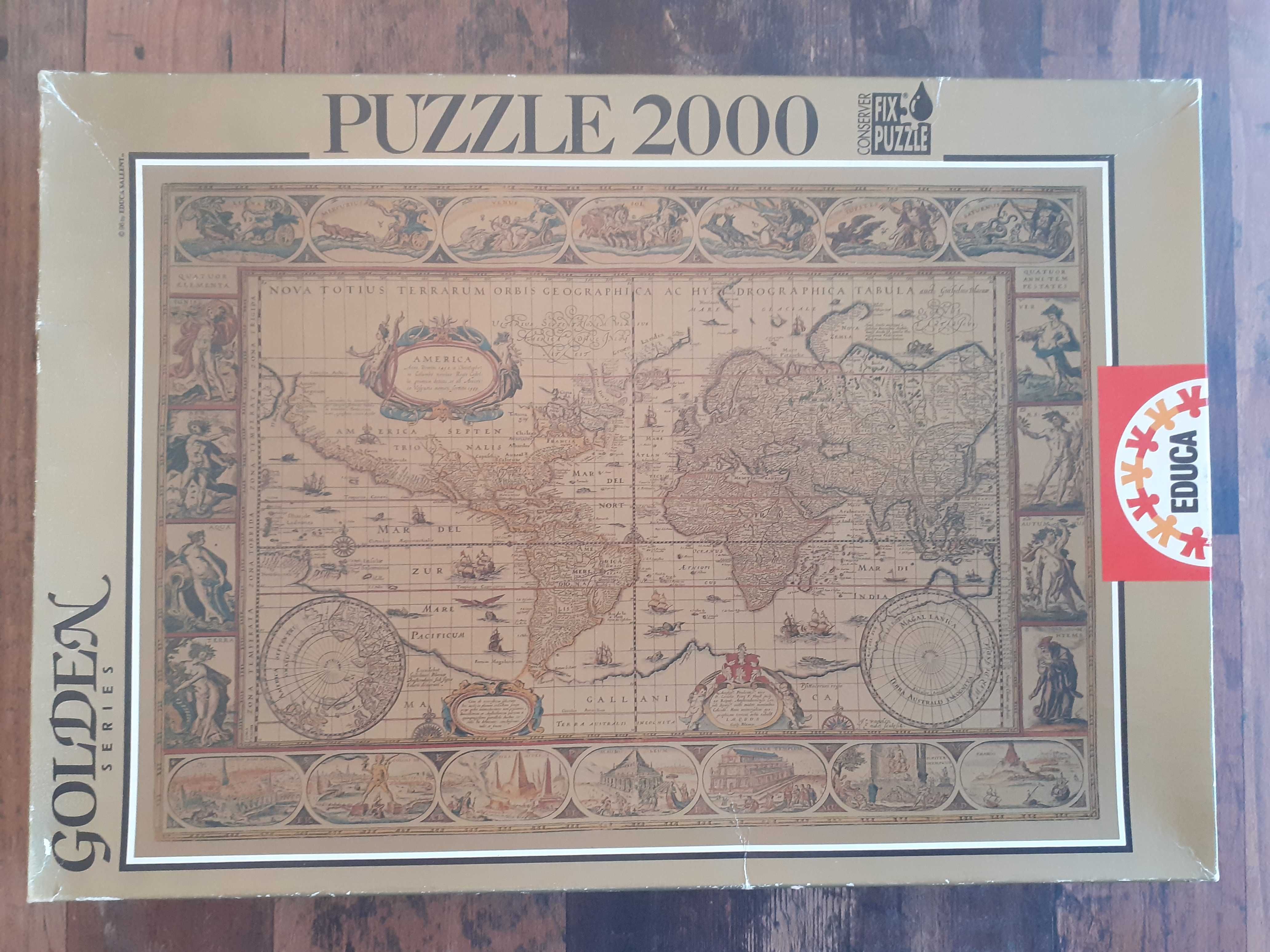 Puzzle 2000 mapa mundo