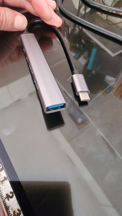 Hub type C para 3 USB 3.0 e 2 type C