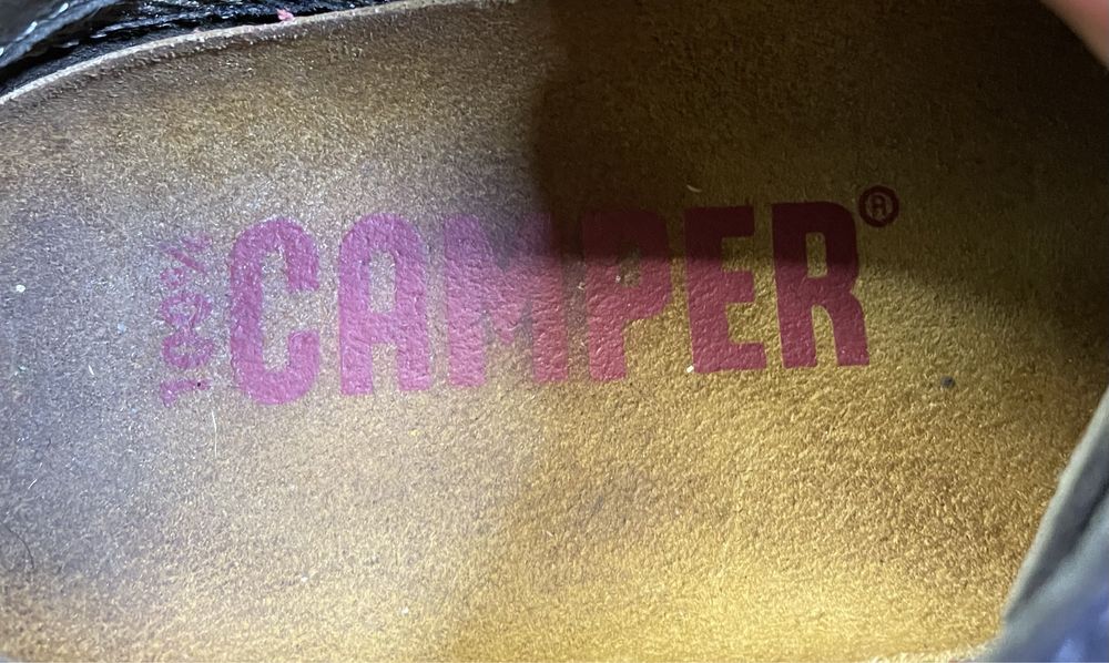 Кожаные нубуковые Camper. Оригинал. Размер 39. Стелька 26см