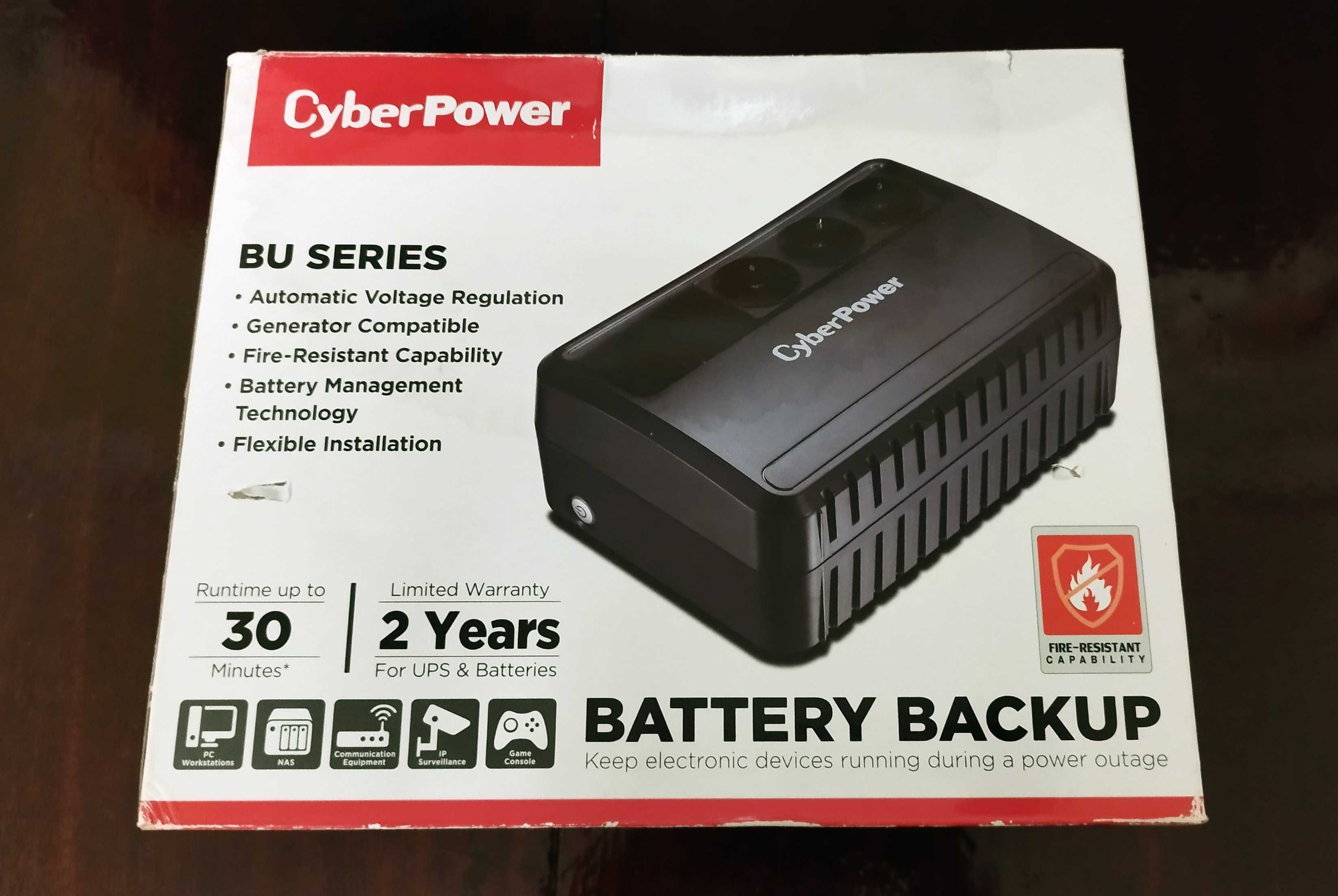 Джерело безперебійного живлення CyberPower UPS BU650E (бесперебойник)