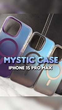 Чехол Mystic Magsafe на iPhone 15 Pro Max  градиент матовый чохол