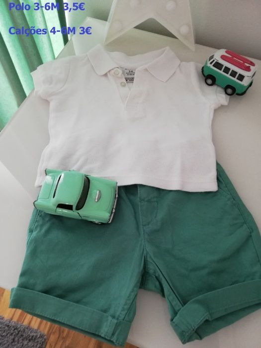 Roupa 3-6 meses primavera-verão