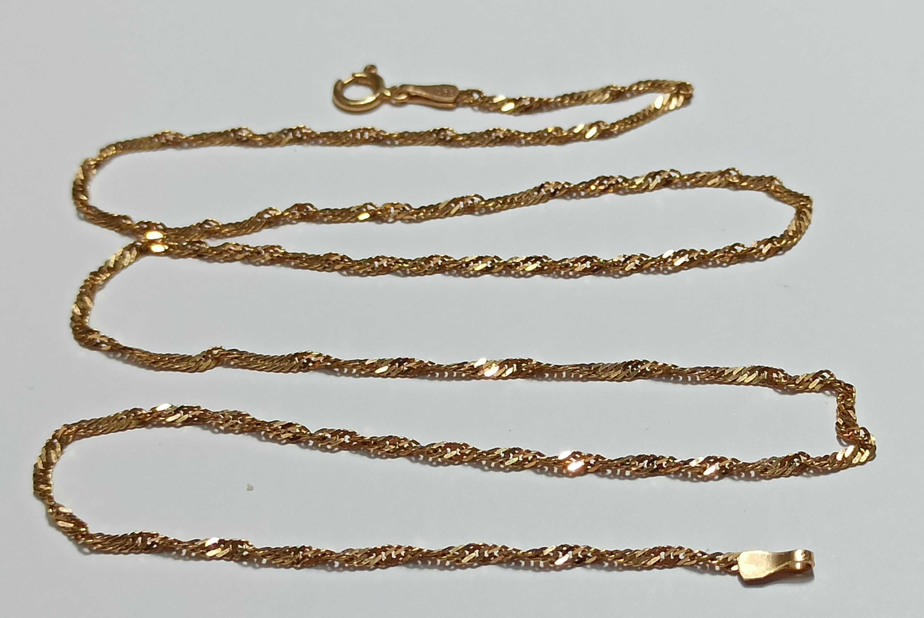 Złoty łańcuszek Midas 585 2,74g/ LOMBARD/Częstochowa/Raków