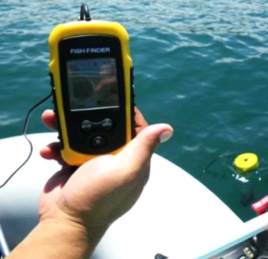 Aparelho para pesca / Detecta profundidade e localiza peixes (Novo)