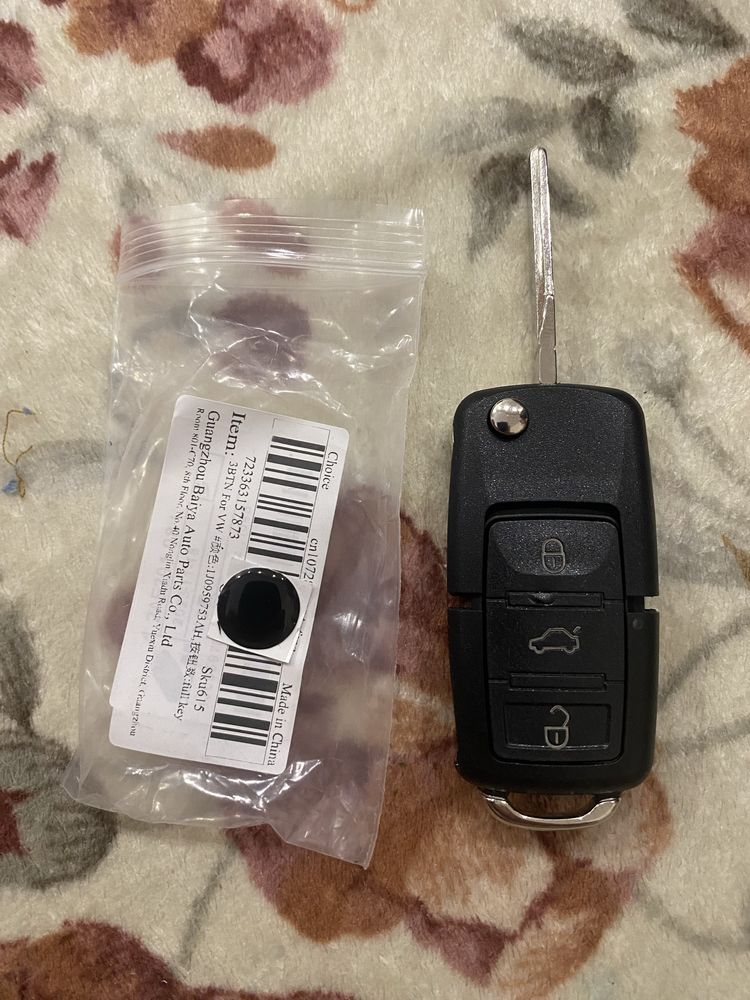 Ключ выкидной Volkswagen 1J0 959 753 AH G - Seat, Skoda, VW.
