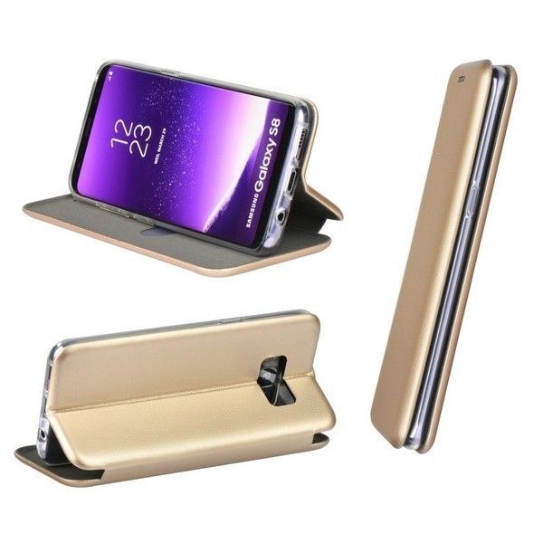 Beline Etui Book Magnetic Huawei Mate 20 Złoty/Gold